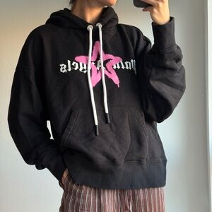 Palm Angels Black Hoodie